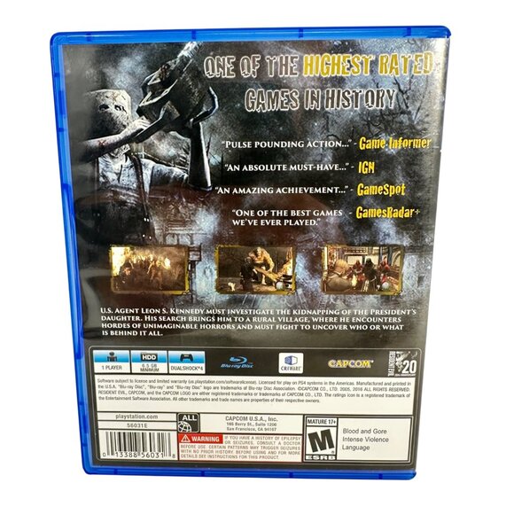 Playstation 4 PS4 - Resident Evil 4 - Tested/Works - Picture 2 of 4